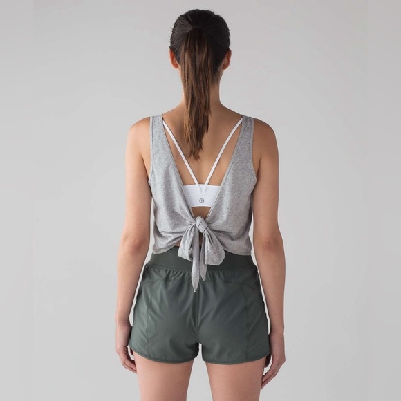 lululemon athletica Tops - Lululemon It’s A Tie Tank - Grey - Size 6